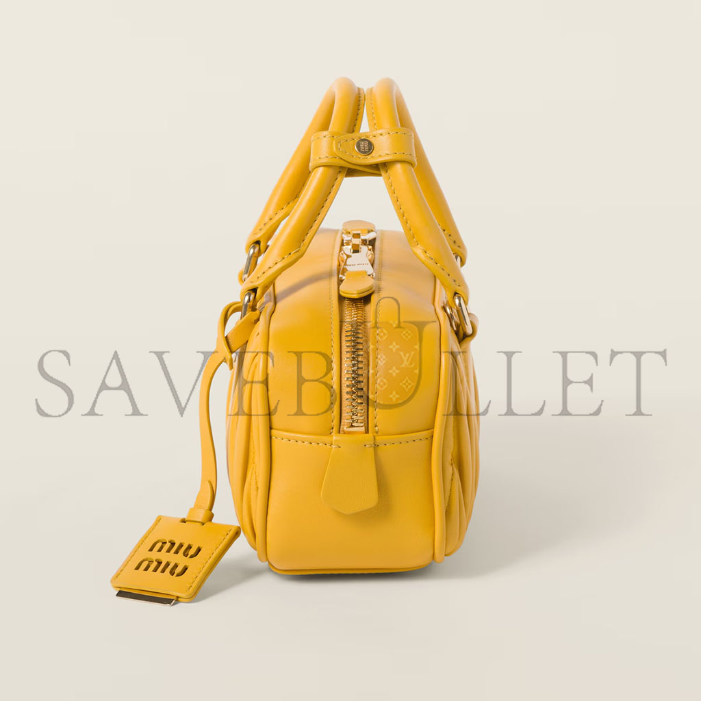 M1v M1v arcadie matelassÉ nappa leather bag 5bb142 (22*10.5*7.5cm)